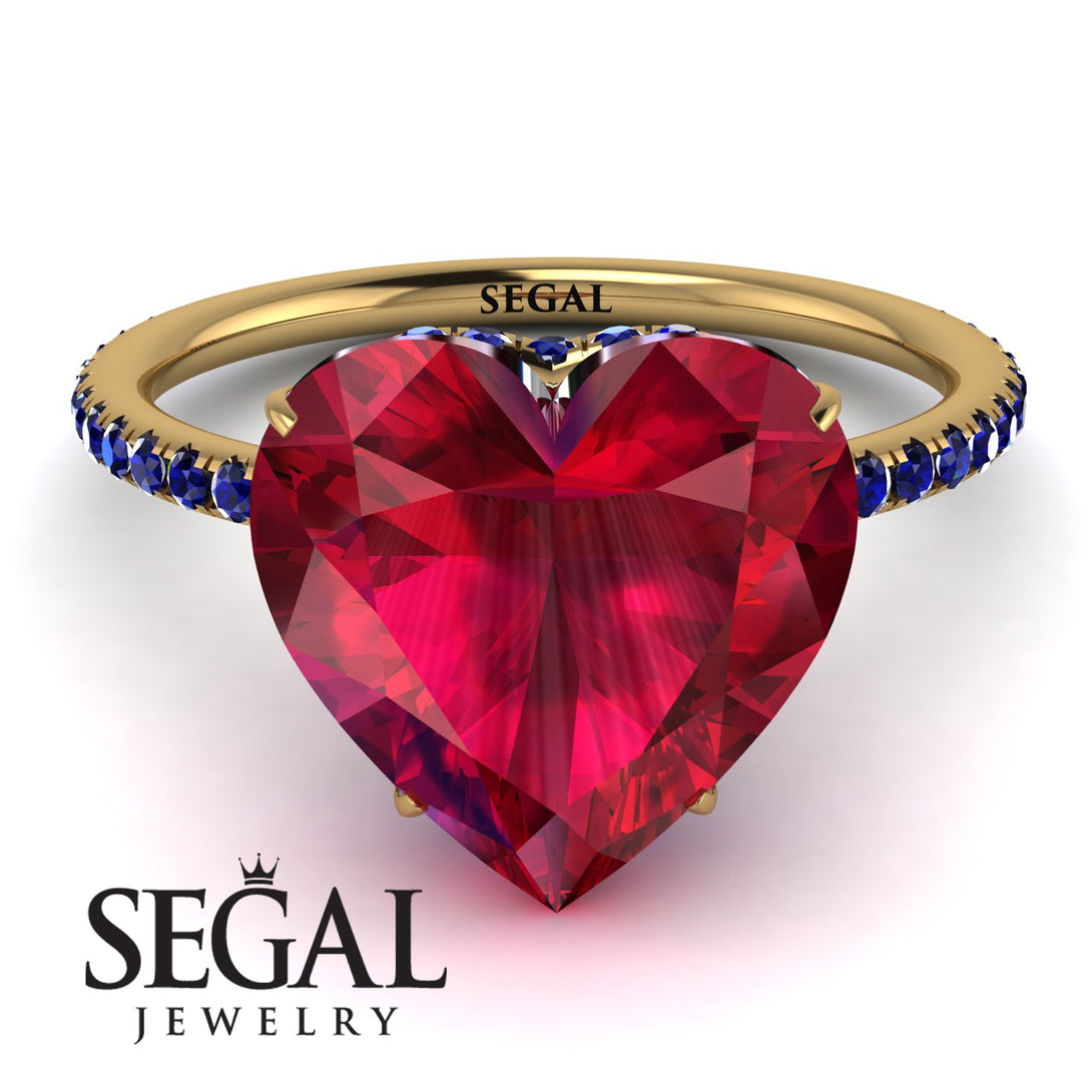 Heart Shape Ruby Ring - Noelle No. 70